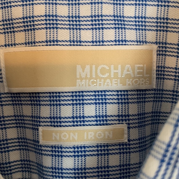 Mens Michael Kors Non Iron Dress Shirt - Picture 4 of 10